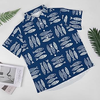 MYLAN 魚柄 Tropical Fish アロハシャツ Lサイズ 楽天市場】魚 柄 アロハ シャツの通販